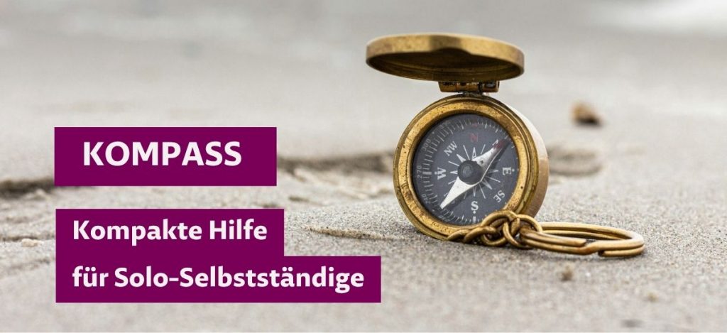 KOMPASS – Kompakte Hilfe für Soloselbstständige