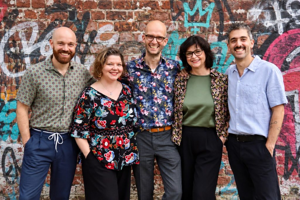 ifapp-Team: Dennis Meyerhoff, Djuke nickelsen, Sascha Neumann, Bärbel Befort, Sertac Sahin